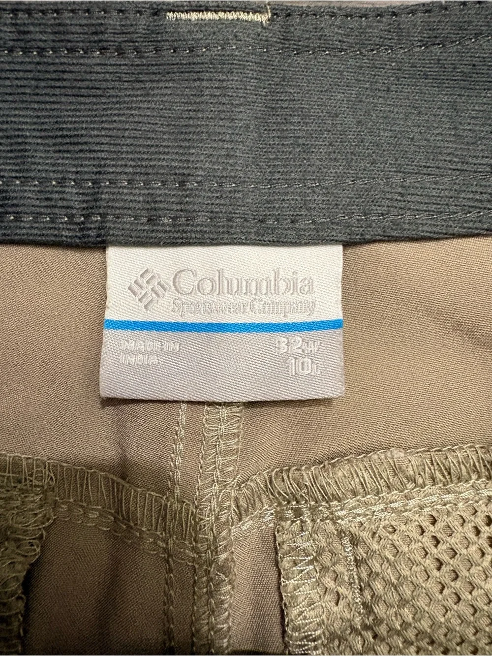 Columbia Eaglecrest Shorts Men 32 Beige Tan Omni-Shade Cargo Hiking Outdoor 10”